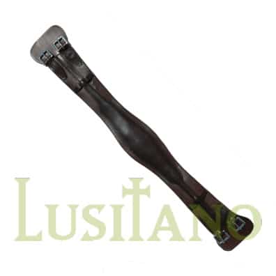 Ergonomic leather girth